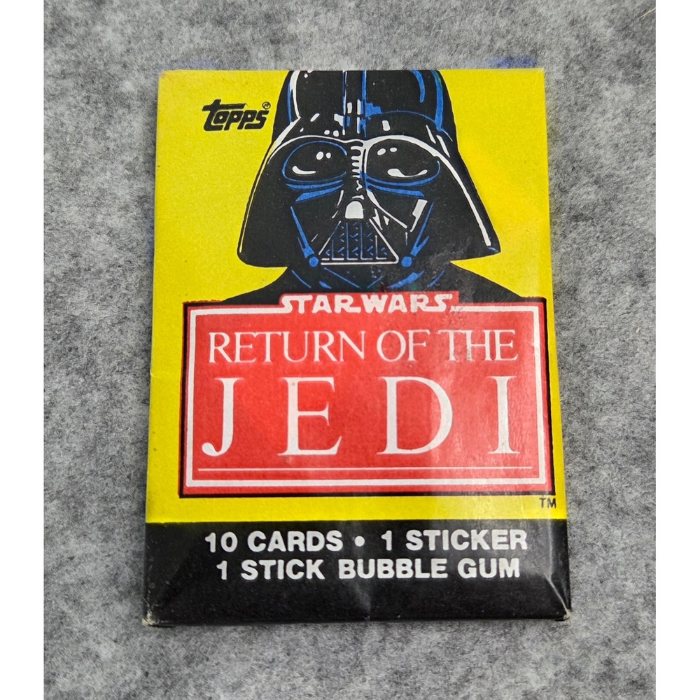 1983 Topps Star Wars Return of the Jedi Unopened Wax Pack Darth Vader Sealed
